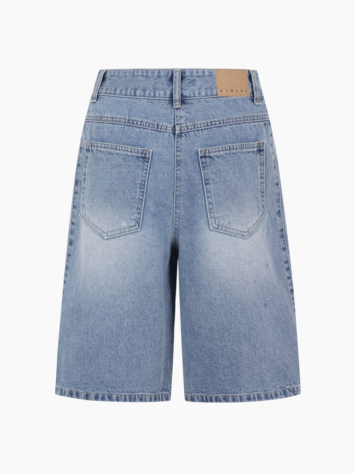 Blue jean bermudas - sisley k donna - Blau | Sisley K image number 2